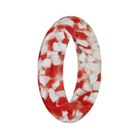 Urthn Red & White Zinc Alloy Kada - 1402602E_2.6