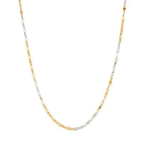 Urthn 2 Tone Plated Chain Necklace For Mens - 1204102