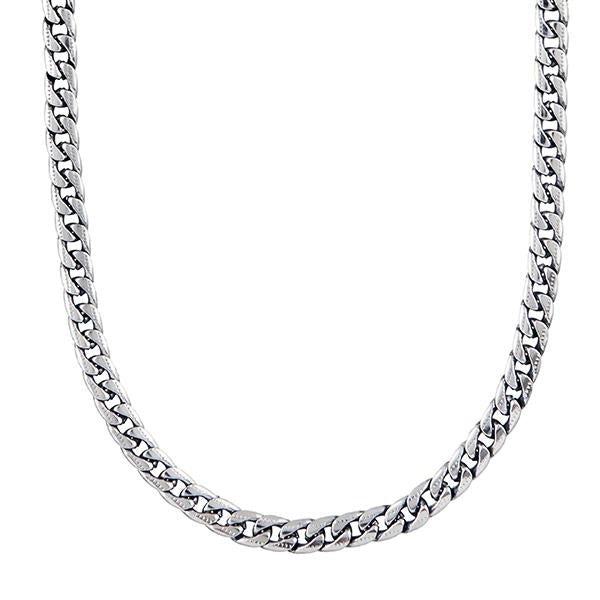 Urthn Silver Plated Chain Necklace For Mens - 1204111