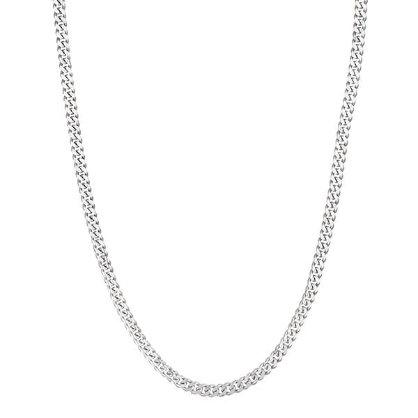 Urthn Silver Plated Chain Necklace For Mens - 1204117