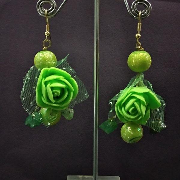 Urthn Floral Design Dangler Earrings - 1313434E