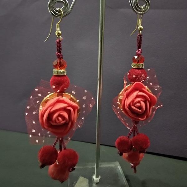 Urthn Floral Design Dangler Earrings - 1313436E