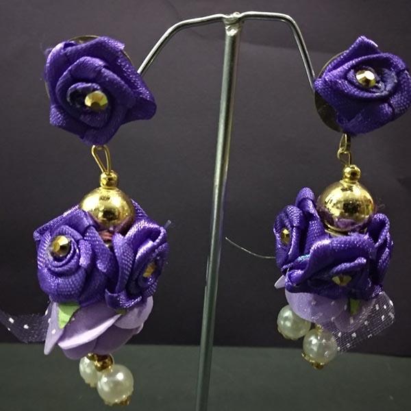 Urthn Floral Design Dangler Earrings - 1313438A