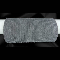 Etnico Gorgeous Traditional Grey Color Plain Metal Velvet Chuda Bangle Set for Women & Girls (ADB327Gr-a) (Set of 48 )