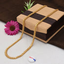 Mahavir Gold Plated Chain