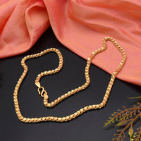 Mahavir Gold Plated Chain