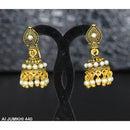 Mahavir Gold Plated Pearl Jhumki Earrings -AI Jumkhi 440