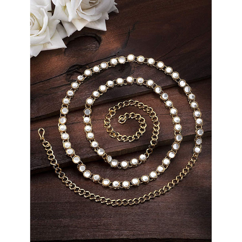 Kundan hot sale waist chain