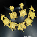 Mahavir Forming Gold Necklace Set  - BBP SET 2