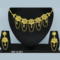 Mahavir Forming Gold Necklace Set  - BBP SET 32