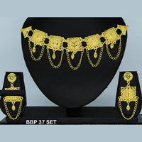 Mahavir Forming Gold Necklace Set  - BBP SET 37