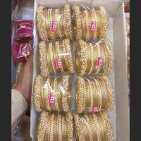 Martina Jewels Pack Of 6 Traditional Gold Plated  Bangles Set