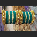 Martina Jewels Pack Of 6 Traditional Gold Plated  Bangles Set