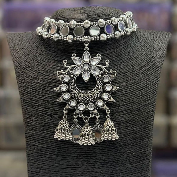 Blythediva Pack Of 3 Oxidised Designer Necklace