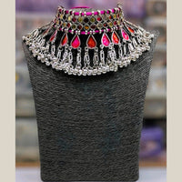 Blythediva Pack Of 3 Multi Color Oxidised Choker Necklace