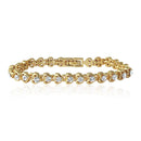 Mahi Tiny Hearts Bracelet with Crystal`