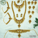 Diksha Collection Gold Plated Bridal Jewellery  Set