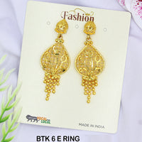Mahavir Dye Gold Dangler Earrings