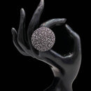 Blythediva Pack Of 3 Oxidised Round Shape Ring