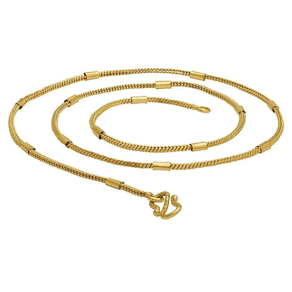Martina Jewels Traditional Gold Plated Pack Of 6 Chain for Men  - CH-101_6