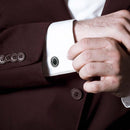 Mahi Oval Black Beauty Cufflink