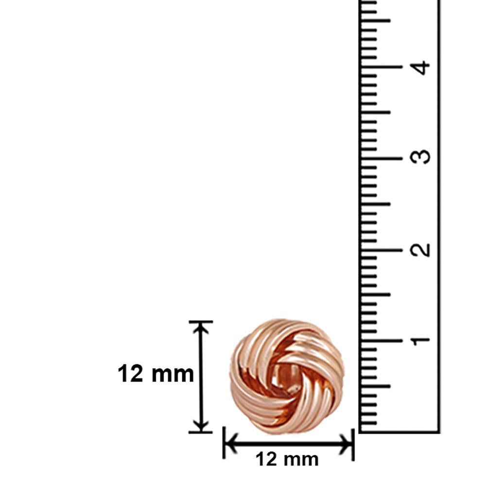 Mahi Rosegold Plated Entangled Design Cufflink for Mens and Boys (CL1100538Z)