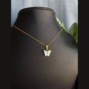 Mahavir Gold Plated Butterfly Pendant