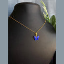 Mahavir Gold Plated Butterfly Pendant