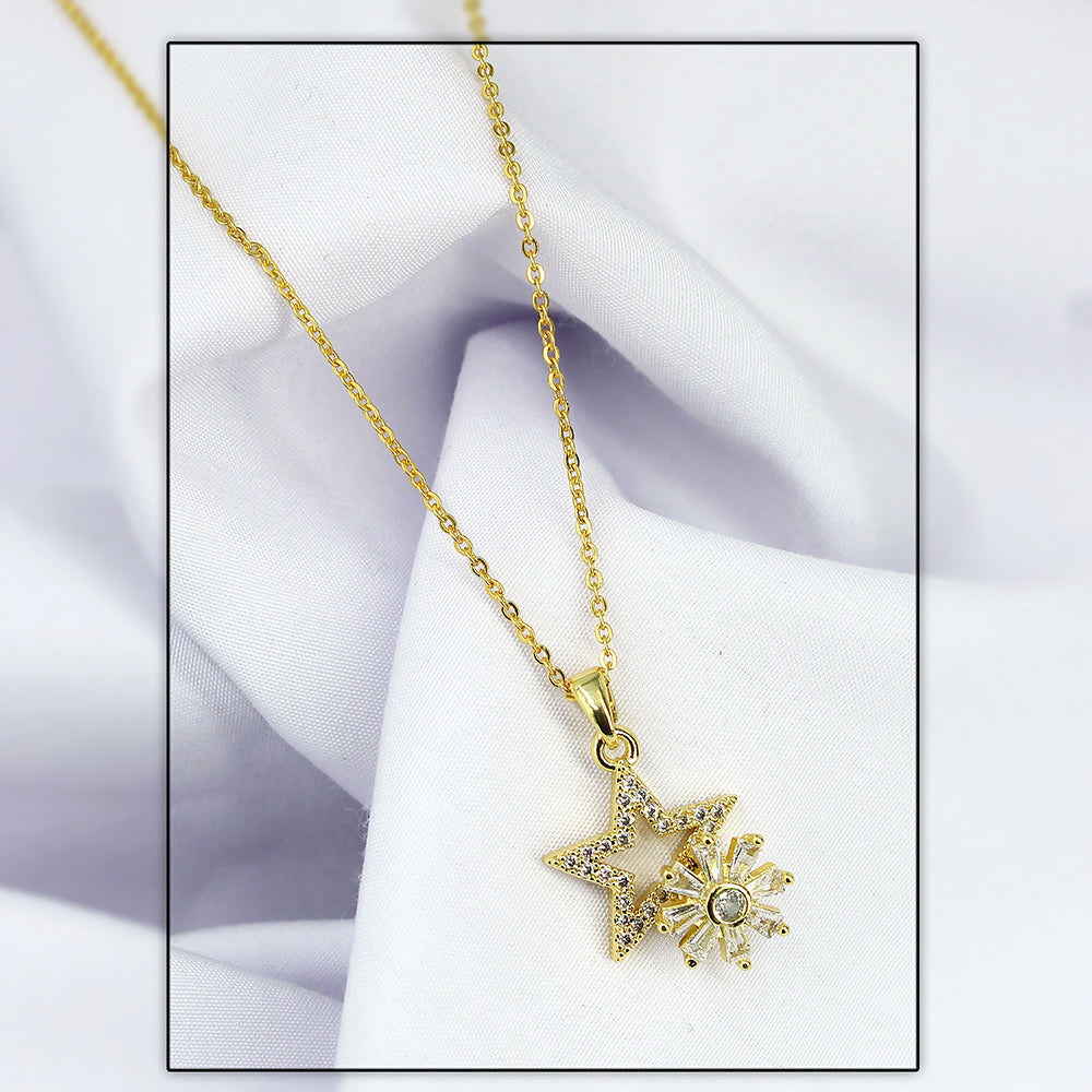 Mahavir Gold Plated Chain Pendant