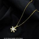 Mahavir Gold Plated Chain Pendant