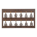 Mahi Gold Plated Combo of 6 Wooden Dangler Earrings