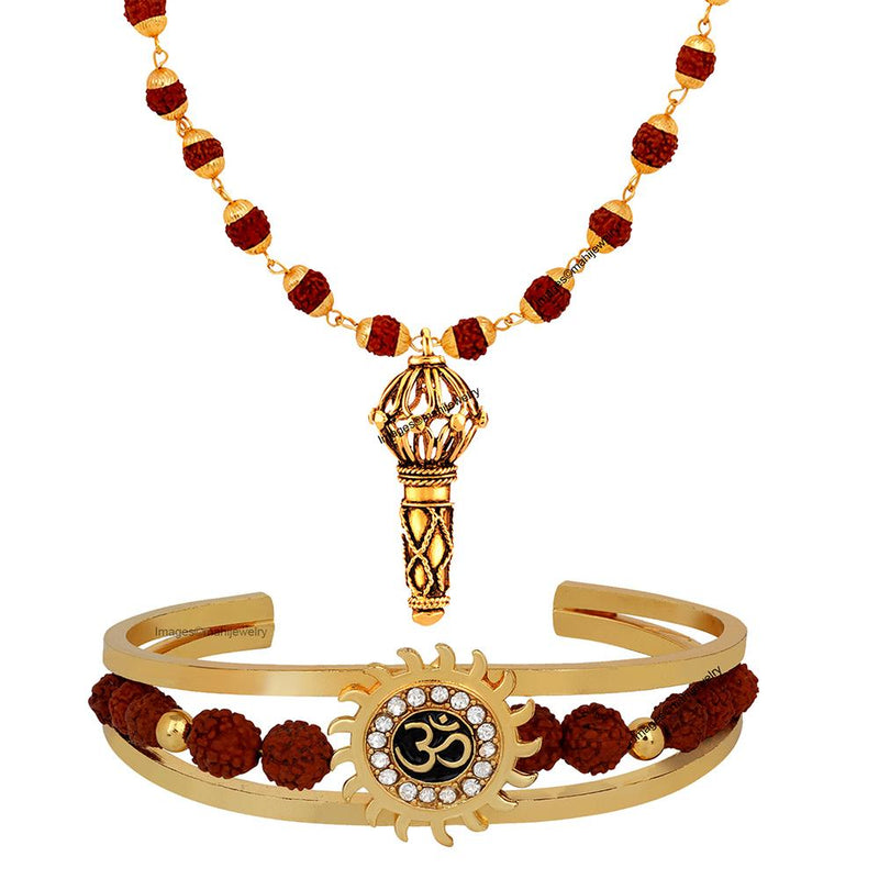 Rudraksha cuff clearance kada bracelet