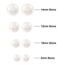 Mahi Classic White Artificial Pearlss Combo of 4 Stud Earrings (different size) for Women (CO1105519R)