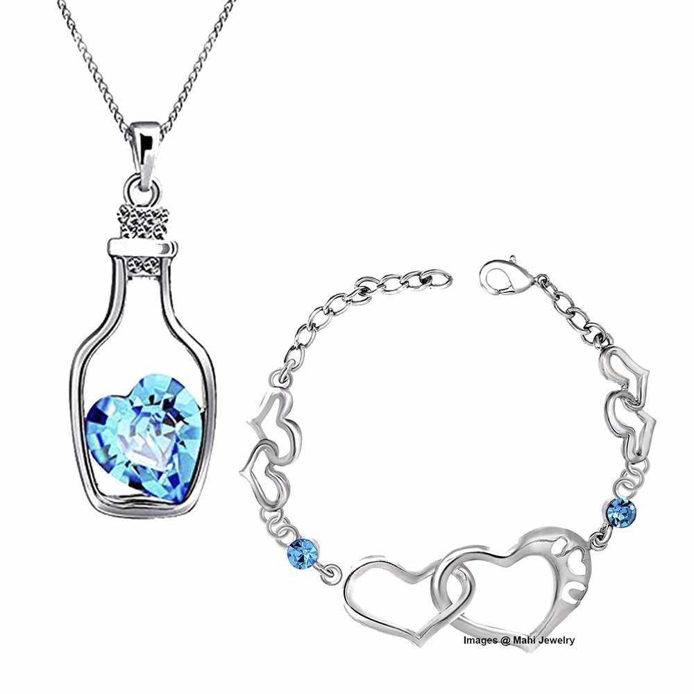 Mahi Alluring Blue Crystal Combo