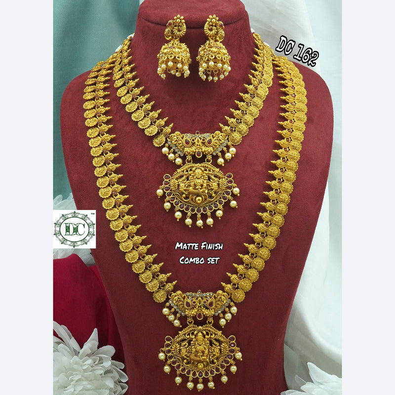 Diksha Collection Gold Plated Bridal Jewellery  Set