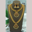 Diksha Collection Gold Plated Bridal Jewellery  Set