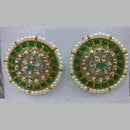 Midas Touch Kundan Stone Gold Plated Studs Earrings