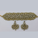 Midas Touch Gold Plated Crystal Stone Necklace Set