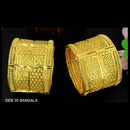 Mahavir Forming Gold Plated Bangle Set - DEB 35 BANGALS