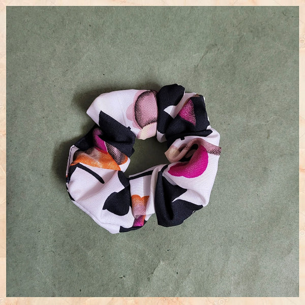 Dream Fashion Assorted Color Pack Of 6  Scrunchie Hair Rubber Band