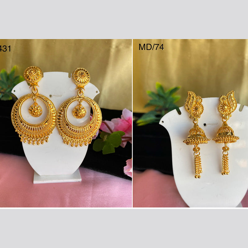 Aggregate more than 126 gold earrings under 25000