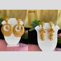 Mahavir Gold Earrings Combo