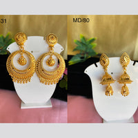 Mahavir Gold Earrings Combo