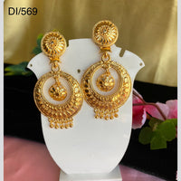 Mahavir Gold Plated Dangler Earrings