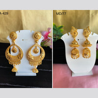 Mahavir Gold Earrings Combo
