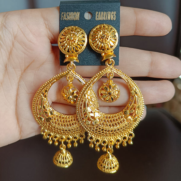 Mahavir Dye Gold Dangler  Earrings