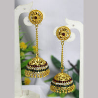 Mahavir Gold Plated Jhumki Earrings