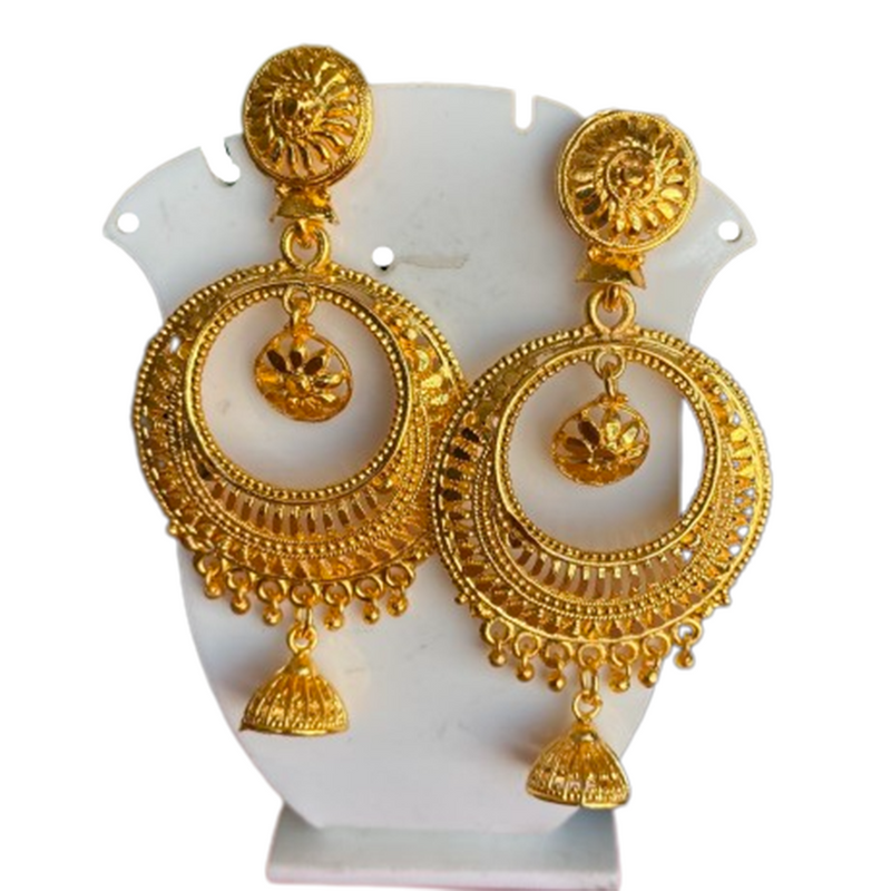 Inayat Gold Earring Online Jewellery Shopping India | Dishis Designer  Jewellery