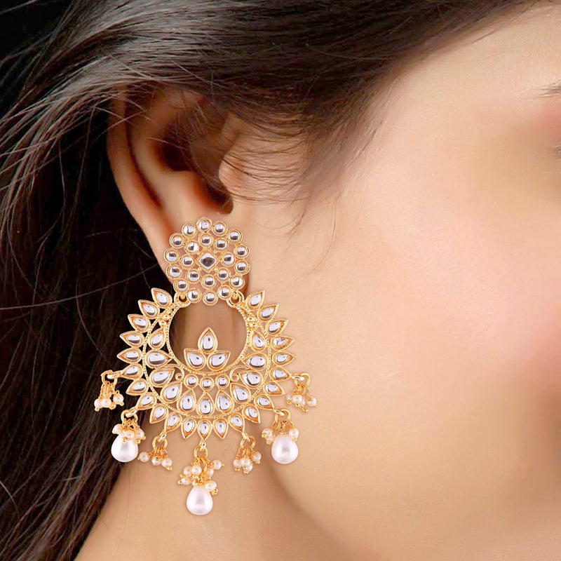 The Silver Chand Bali Earrings-gold plated traditional Indian Jewelry — KO  Jewellery