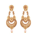 Etnico Gold Plated Traditional Chandelier Earrings For Women( E2601FL)